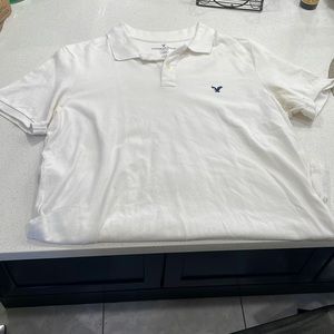 White American Eagle Polo (Flex)